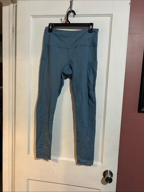 90 Degree By Reflex Slate Blue Leggings with Side Pockets